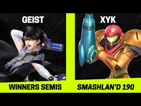SmashLAN'd 190 Winners Semis - Geist (Bayonetta, Corrin) vs XYK (Samus, Sonic) - SSBU Tournament