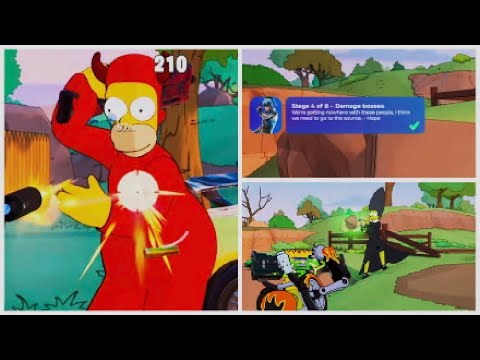 How to Damage Bosses - Stage 4 of 8 - Fortnite Apocalypse D'Oh Story Quest