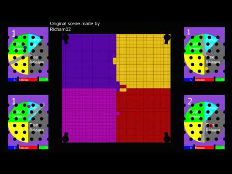 Multiply or Release 11 - Color Battle Royale - in Algodoo