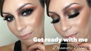 Bronze tutorial l FULL face with eyes l Dramatic l foundation routine