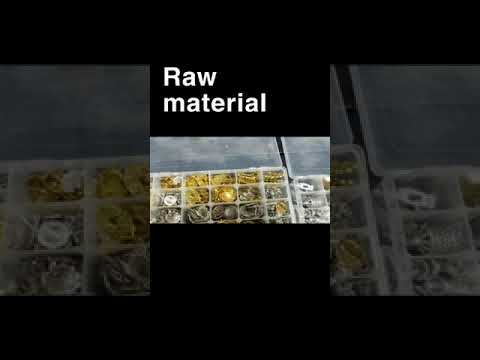 Contemporary german silver pendant raw material