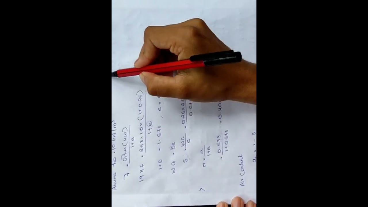 Geotechnical engineering 1 -Solved problems /Module 1
