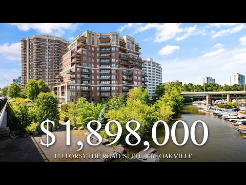 $1,898,000 Stunning Harbourfront Condo - 111 Forsythe Street - Suite 406, Oakville