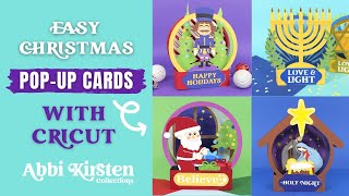 DIY Christmas Pop-Up Card Tutorial With Cricut