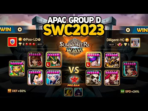 DILIGENT vs POOLD (BO3). SEMI FINAL | SWC2023 APAC Preliminary Group D Day 1 - Summoners War