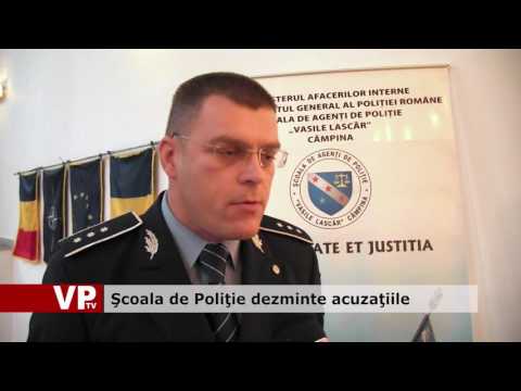 Şcoala de Poliţie dezminte acuzaţiile