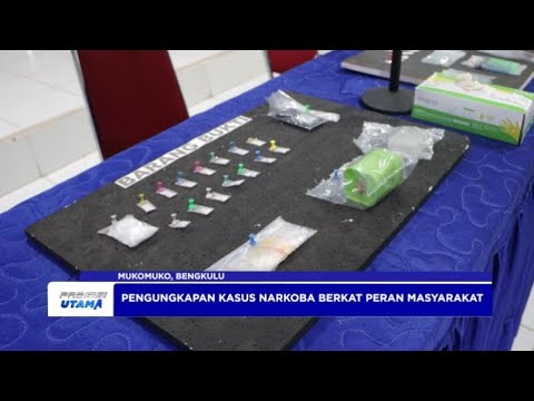 POLRES MUKOMUKO UNGKAP 24 KASUS NARKOBA