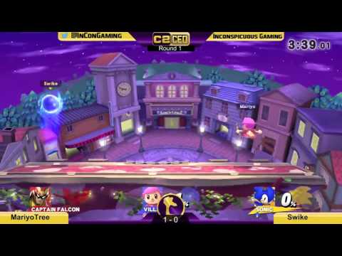 C2CEO S1 W1 - MariyoTree (Villager)  vs Swike (Sonic) - Smash 4 Wii U