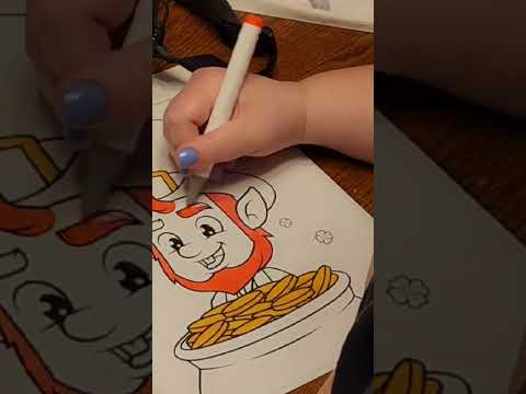 Aesthetic Leprechaun Coloring Sheets For A Calming Experience