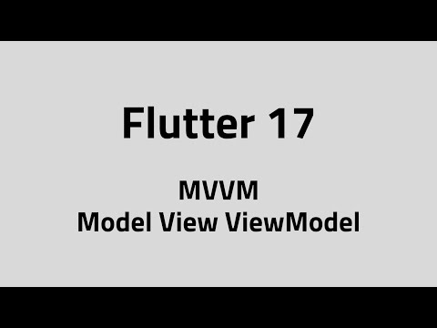Flutter #17 – MVVM Architecture in Flutter: Organize Each Feature with View, ViewModel & Model