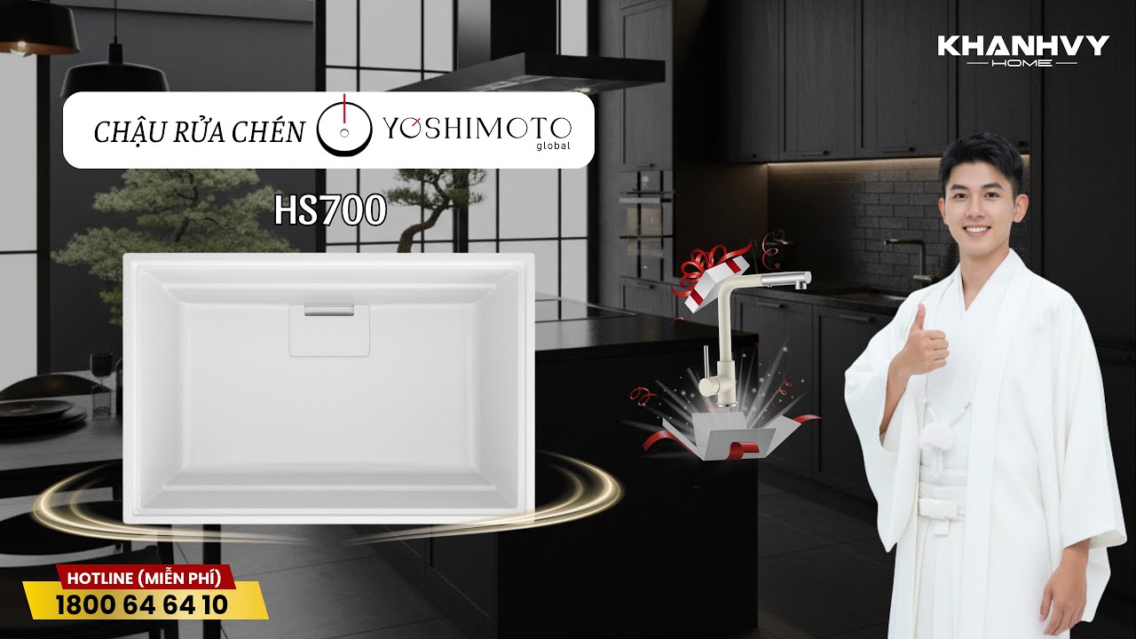 Chậu rửa chén Yoshimoto HS700