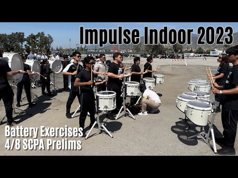Impulse Indoor Percussion 2023 - Warm Up Sequence - 4/8 SCPA Prelims
