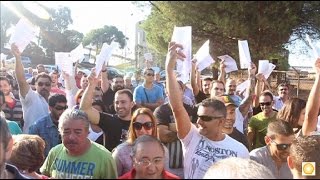 preview picture of video 'Concentración de desempleados en Minas de Riotinto.'