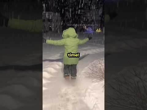 Seeing Snow For The First Time!