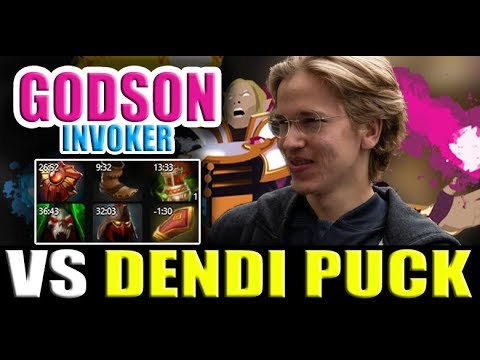 TOPSON INVOKER TRYING SOME NEW META VS DENDI(SMURF) PUCK MID - DOTA 2 DOTA 2