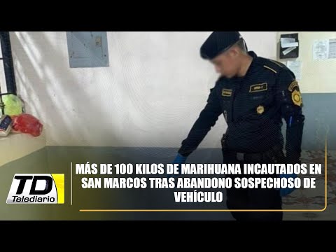 Más de 100 kilos de marihuana incautados en San Marcos tras abandono sospechoso de vehículo