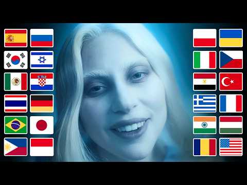 Lady Gaga speaks in 26 different languages (Wednesday)