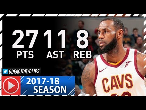 LeBron James Full Highlights vs Pacers (2018.01.12) - 27 Pts, 11 Ast, 8 Reb