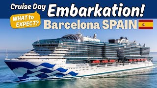 Barcelona Embarkation Process & Blue Cruise Bus - No Taxi Needed! 😲 Star Princess