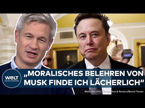 USA: "Sollten von Musk lernen, nicht nur kritisieren" – Ulf Poschardt findet Debatte um Tweet albern