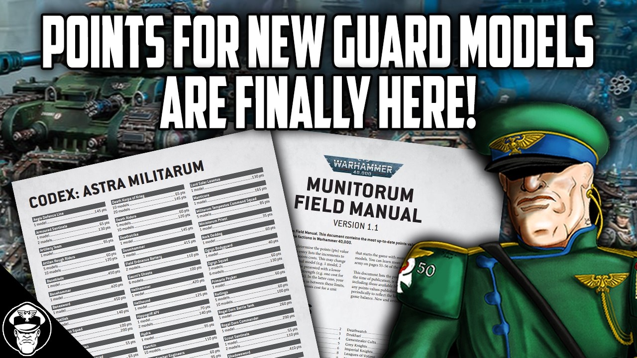 We Got The Points for the New Imperial Guard Units! | Warhammer 40,000