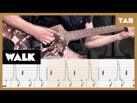 Pantera - Walk - Guitar Tab | Lesson | Cover | Tutorial | Amplitube