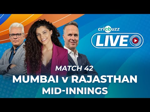 #MIvRR | Cricbuzz Live: Match 42: Mumbai v Rajasthan, Mid-inning show
