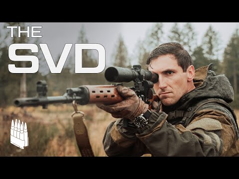 THE SVD, DRAGUNOV. Russia's sniper rifle plus Combat accuracy test.
