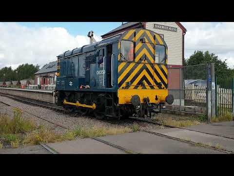 Class 08 08359 at the Chasewater Railway in July 2021