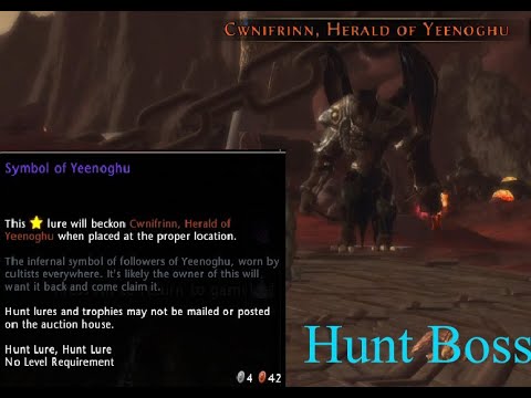 NEVERWINTER MOD 19- T1 HUNT BOSS LOCATION/ SYMBOL OF YEENOGHU - CWNIFRINN,HERALD OF YEENOGHU