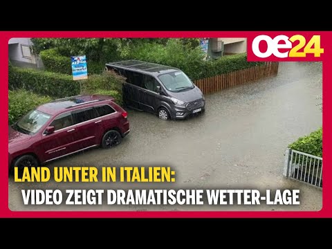 Land unter in Italien: Video zeigt dramatische Wetter-Lage