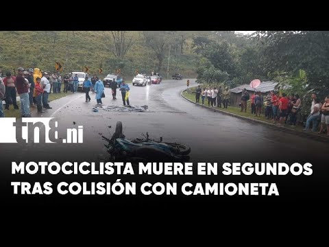 Motociclista muere en accidente de tránsito en Matiguás, Matagalpa