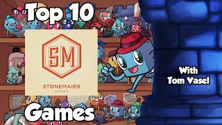 Top 10 Stonemaier Games - with Tom Vasel