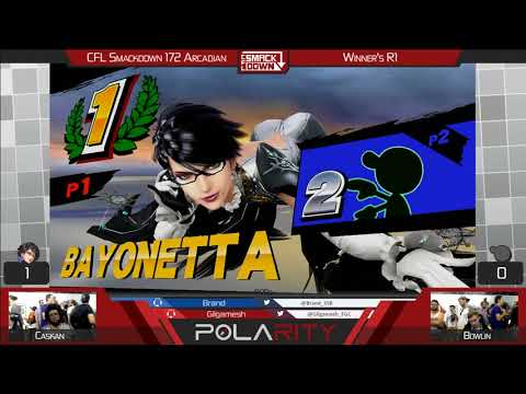 CFL Smackdown 172 WiiU - Caskan (Bayonetta) vs Bowlin (GnW) - Winners R1
