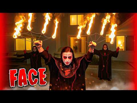 FIRE FACE APPEARED IN THE NEW MANSION FOR THE FIRST TIME! - VERY SCARED!