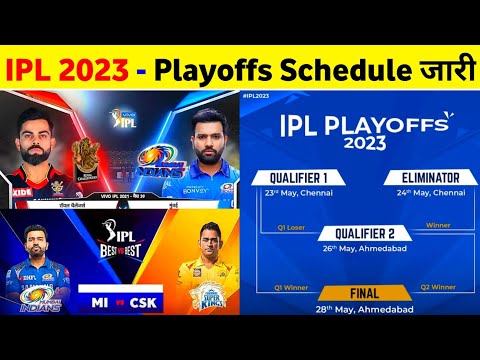 IPL Playoffs Schedule 2023 - IPL 2023 Eliminator Match || IPL 2023 Playoffs Samikaran