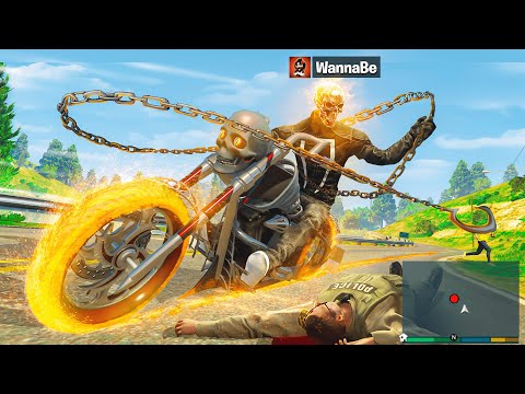WANNABE wird zum GHOST RIDER in GTA 5 RP