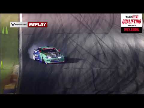 オディ・バッケス（S15）の予選ドリフト動画 フォーミュラドリフト 開幕戦アトランタ
