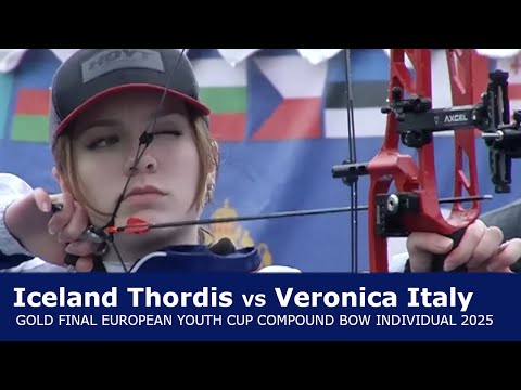 Italy vs Iceland, Veronica vs Thordis European Youth Cup 2025 Compound U18 Women