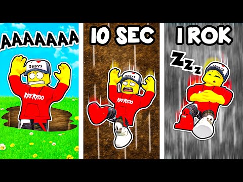 LETÍM NEJDELŠÍ DÍROU V ROBLOXU... (The Longest Hole In Roblox)