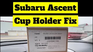 Subaru Ascent Cup Holder Fix for $25! #subaru #subaruascent #howto #ascent