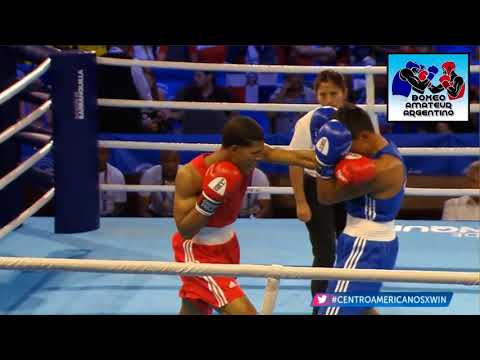 6) 64kg Elvis S.  RODRIGUEZ MENDOZA (DOM) 5-0 a Carlos D. TOBAR ROMERO (GUA) - Cuartos de Final