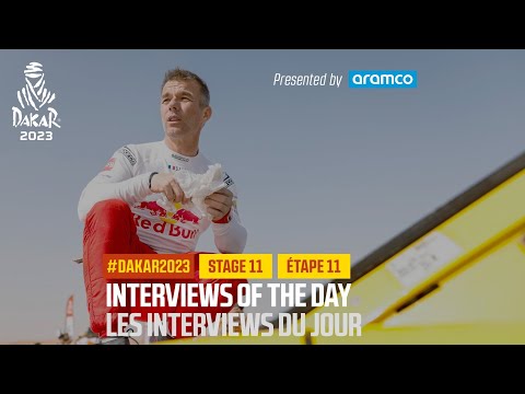 Interview of the day presented by Aramco - Stage 11  - #Dakar2023