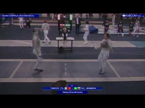 Athens World Cup SWS 2020 - P64 - Taricco ITA v Hramova BUL