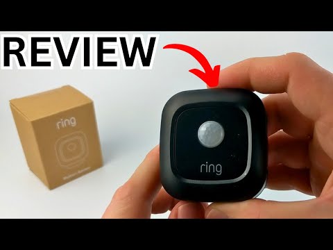 Ring Motion Sensor — Battery-powered outdoor sensor for Ring smart lights, works with Amazon Sidewalk, White video review thumbnail