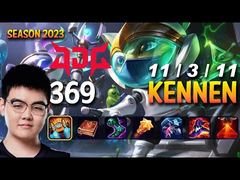 JDG 369 KENNEN vs GRAGAS Top - Patch 13.13 KR Ranked
