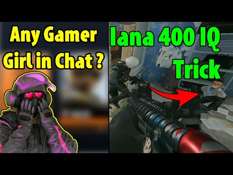 The 400 IQ Iana Bait Trick | Any Gamer Girl in The Chat ?   Rainbow Six Siege