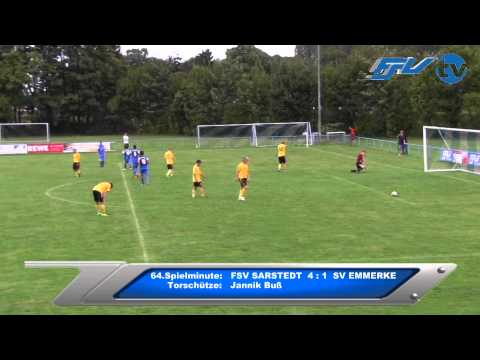 01. Spieltag: FSV Sarstedt vs. SV Emmerke 8:1 (3:1)