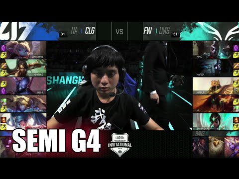 CLG vs Flash Wolves | Game 4 Semi Finals LoL MSI 2016 | CLG vs FW G4 MSI 1080p