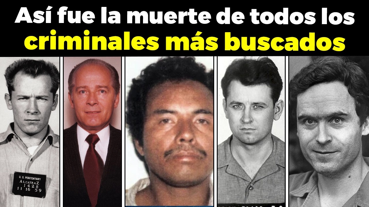 Así Fue la MUERTE de Todos Los TOP Criminales Más Buscados de la Historia